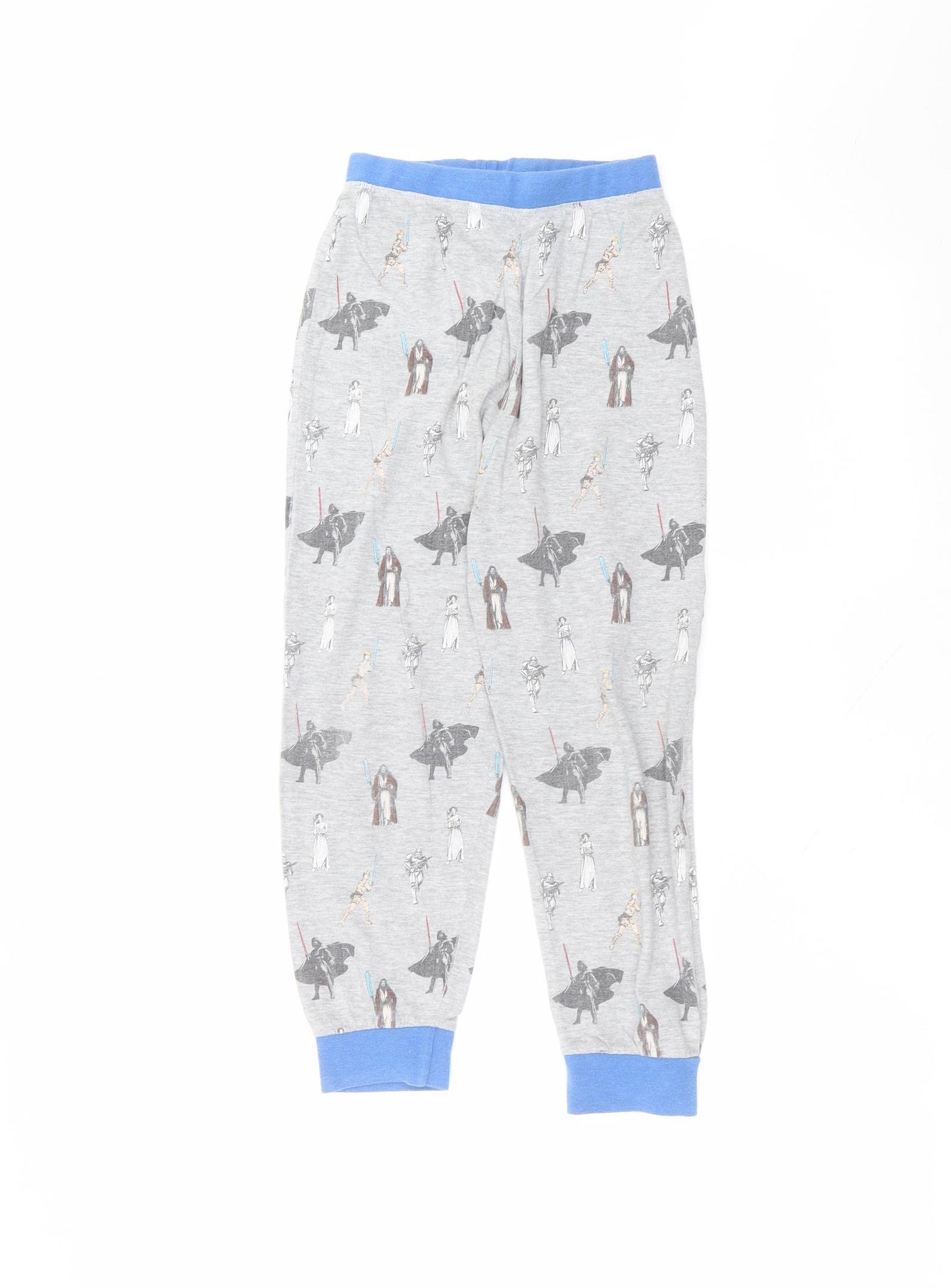 Star Wars Boys Grey  Cotton Sweatpants Trousers Size 7-8 Years  Regular