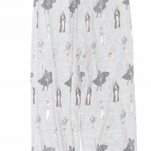 Star Wars Boys Grey  Cotton Sweatpants Trousers Size 7-8 Years  Regular