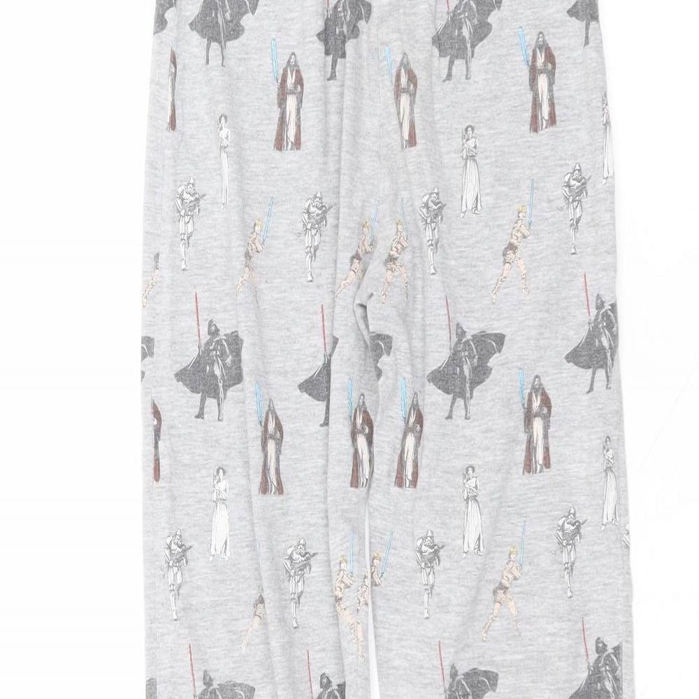 Star Wars Boys Grey  Cotton Sweatpants Trousers Size 7-8 Years  Regular