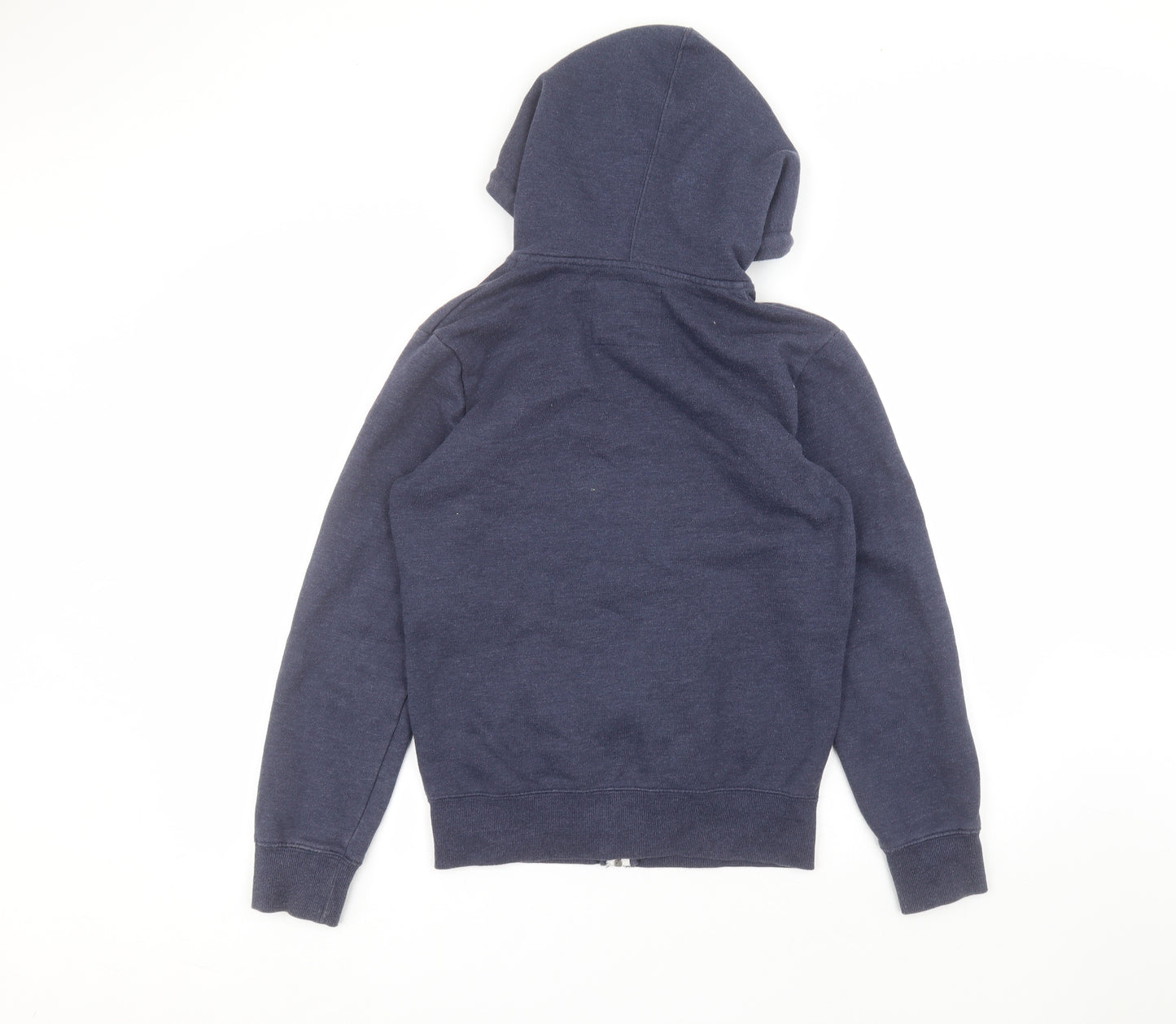 Nanny State Womens Blue  Cotton Full Zip Hoodie Size XS