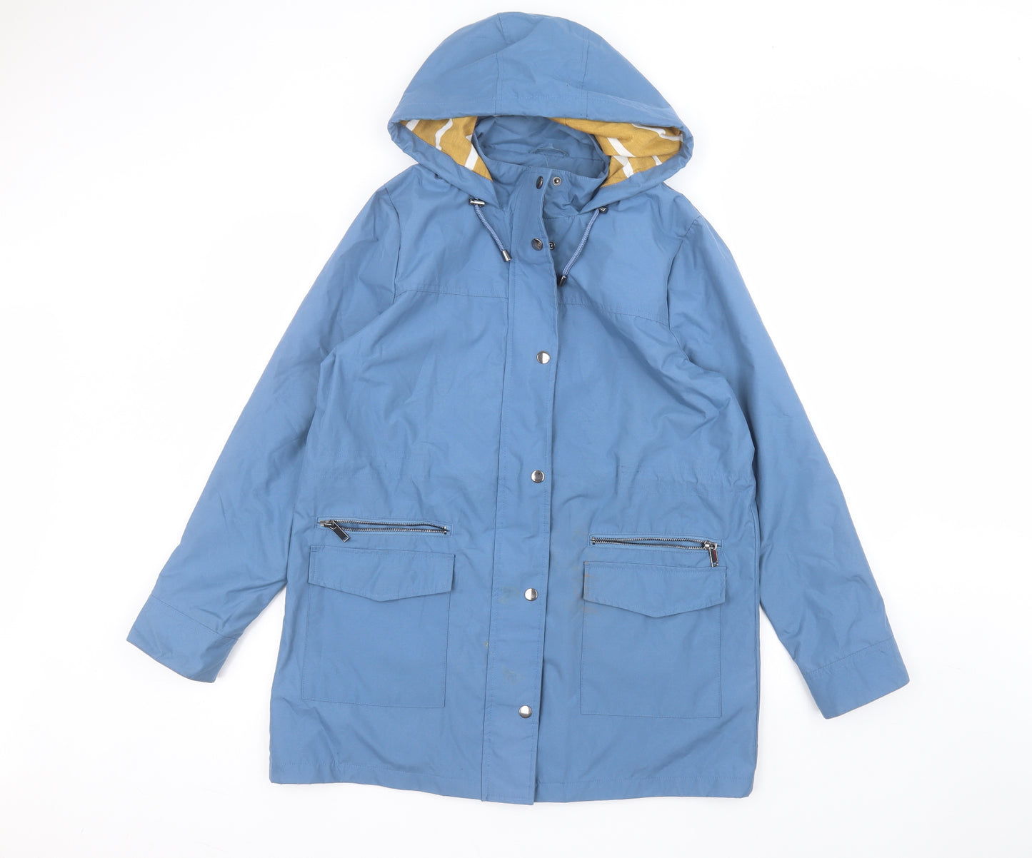 TU Womens Blue   Parka Coat Size 12
