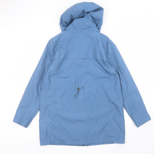 TU Womens Blue   Parka Coat Size 12