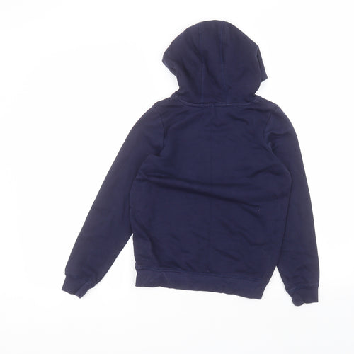 George Girls Blue  Cotton Pullover Hoodie Size 10-11 Years