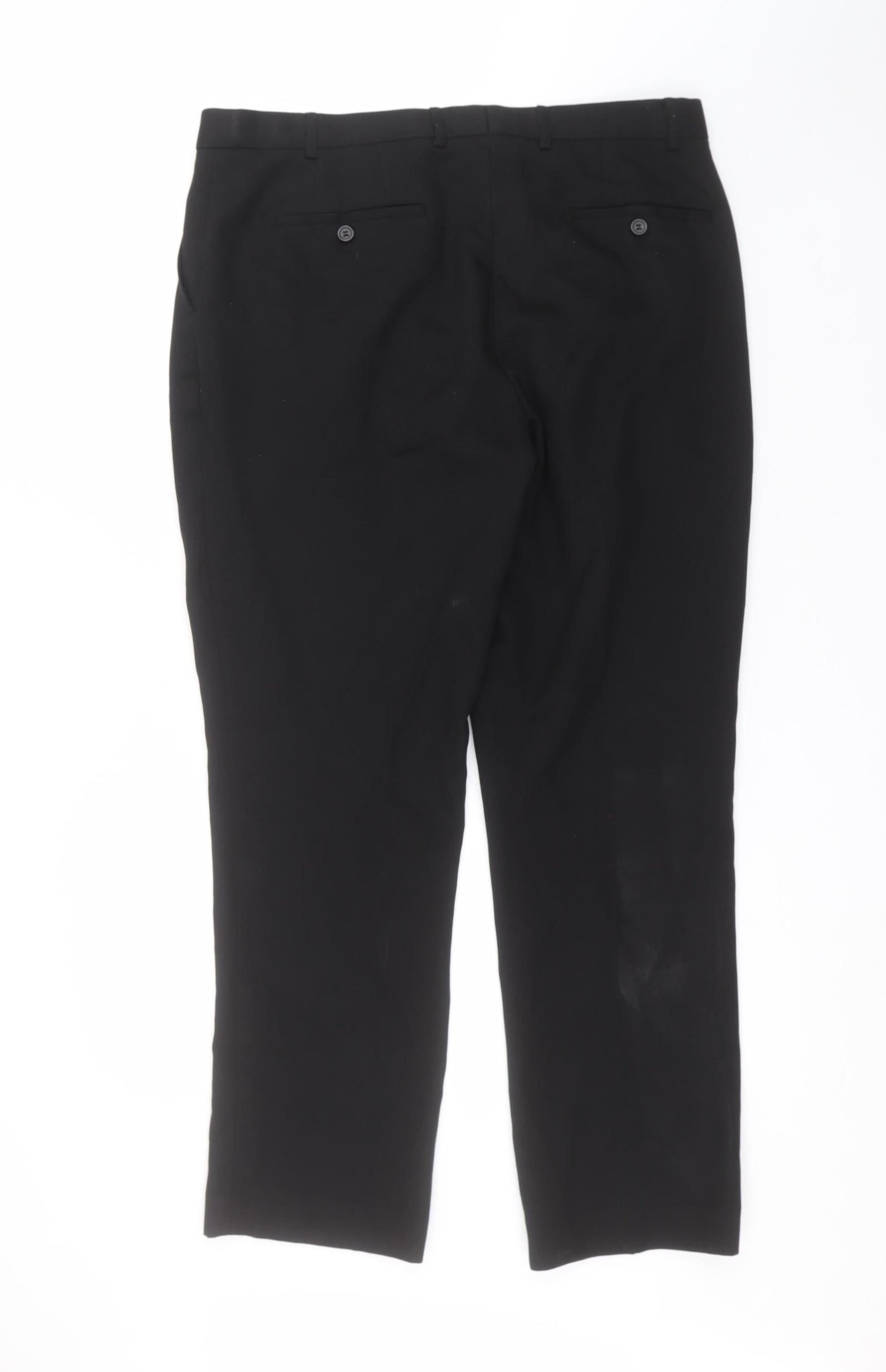 Taylor & Wright Womens Black  Polyester Trousers  Size 38 in L32 in Regular