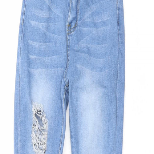 Denim Wise Womens Blue  Cotton Skinny Jeans Size 6 L24 in Regular