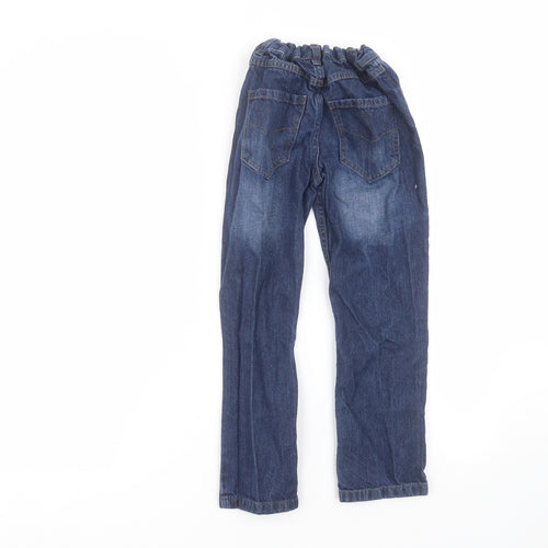 F&F Girls Blue  Cotton Skinny Jeans Size 7-8 Years  Regular