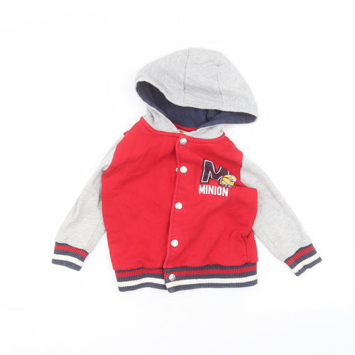 Despicable Me Boys Red   Jacket  Size 3-4 Years