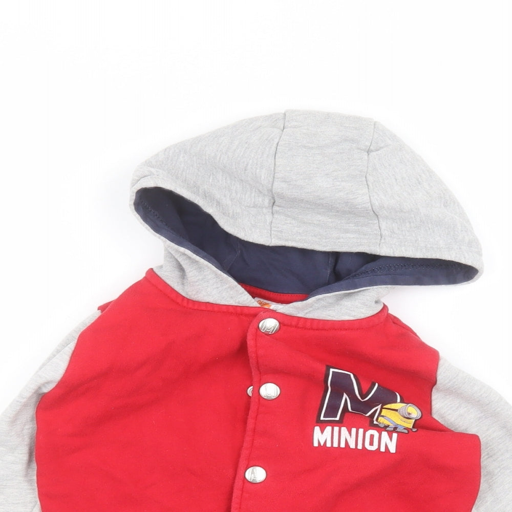 Despicable Me Boys Red   Jacket  Size 3-4 Years