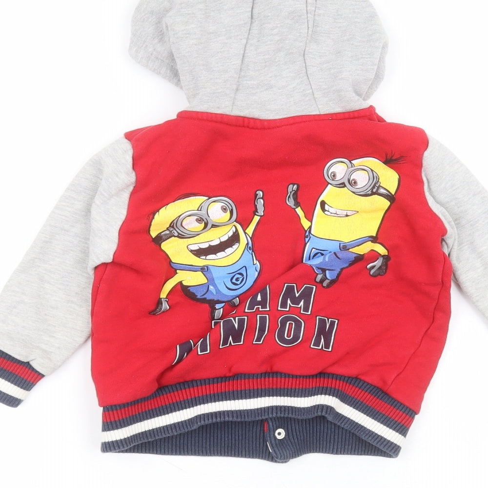 Despicable Me Boys Red   Jacket  Size 3-4 Years