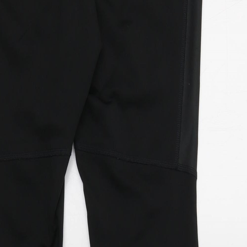 New Balance Womens Black  Polyester Compression Leggings Size M L27 in Regular