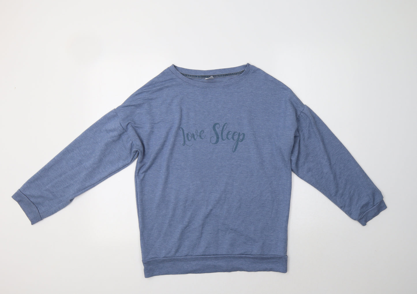 Avenue Womens Blue  Polyester Top Pyjama Top Size S