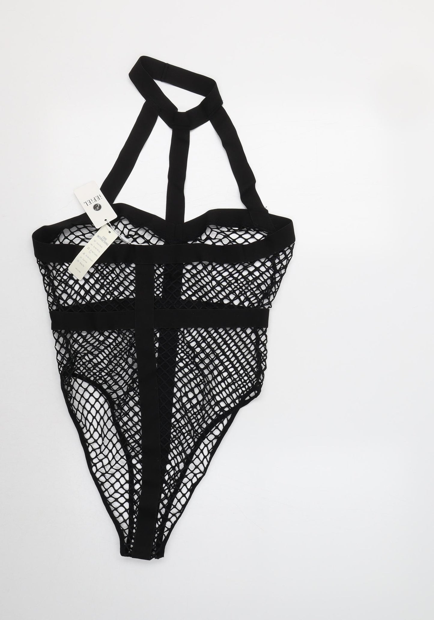 iEfiEL Womens Black   Bodysuit One-Piece Size 2XL