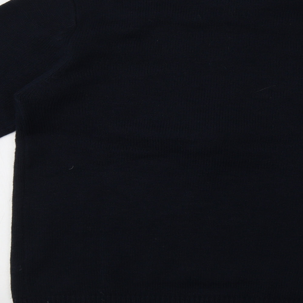 Primark Mens Blue Crew Neck  Acrylic Pullover Jumper Size M   - Christmas Jumper