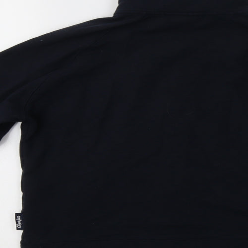 Olympus Womens Blue  Cotton Full Zip Sweatshirt Size 10