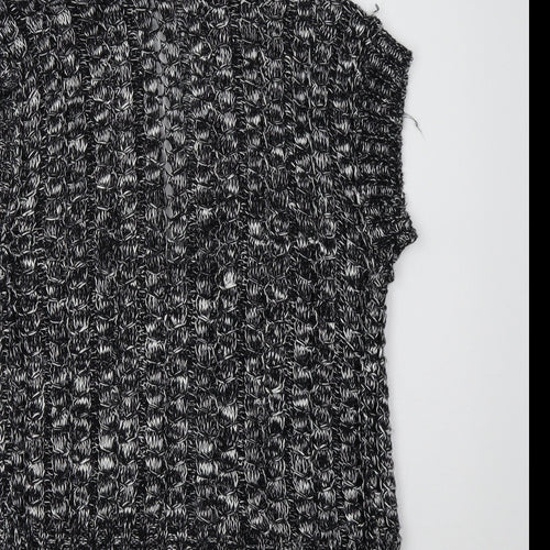 Canyon River Blues Womens Grey Collared  Acrylic Vest Jumper Size M