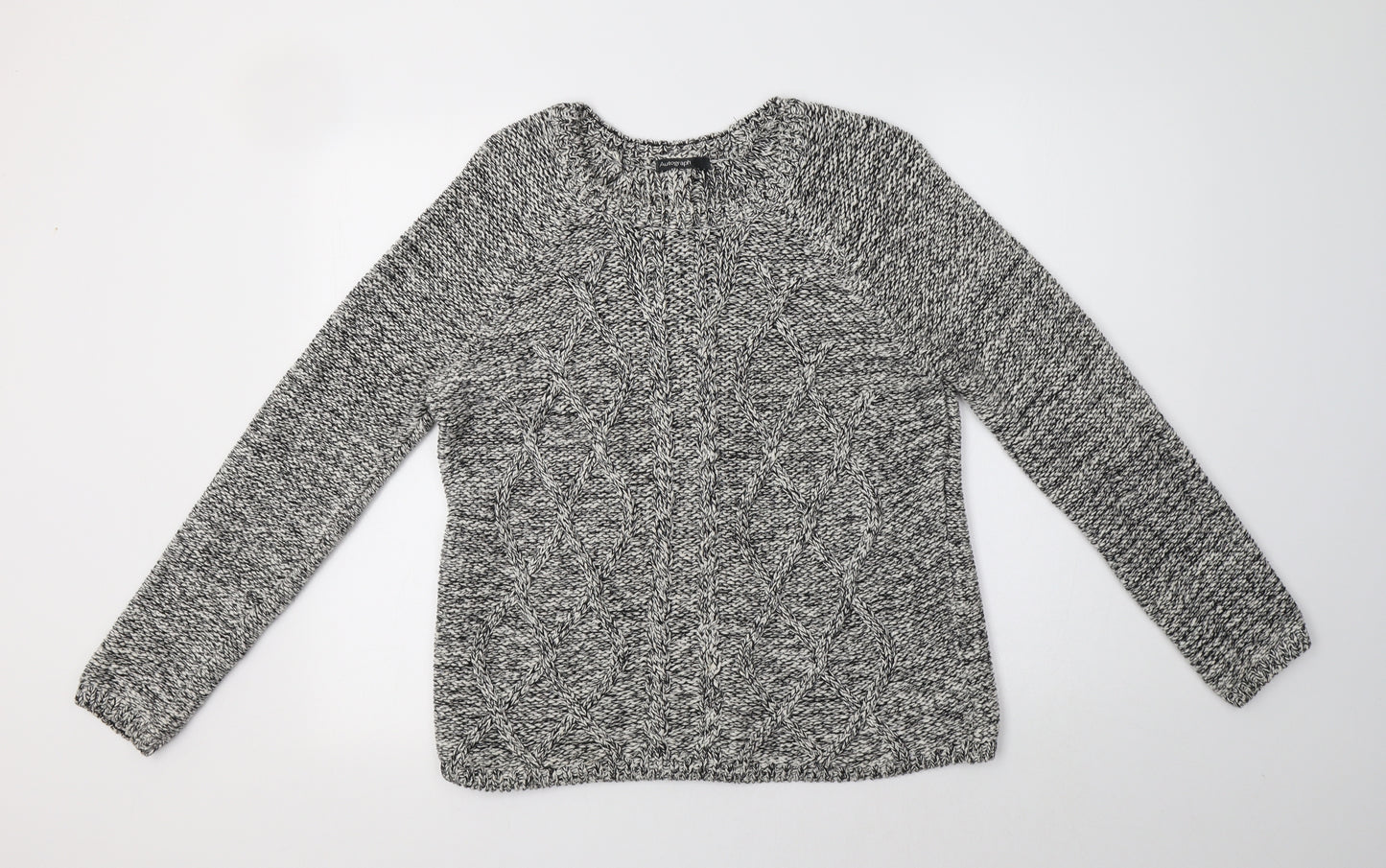 Autograph Womens Grey Crew Neck   Pullover Jumper Size M