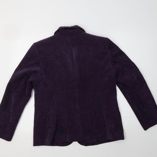 BM Womens Purple   Jacket Blazer Size 14