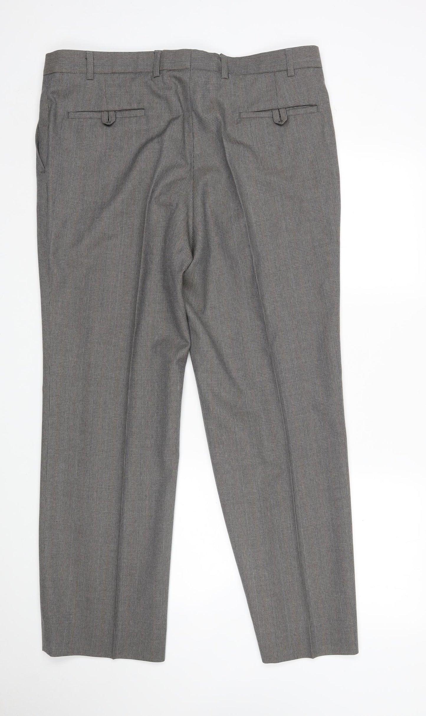 Preowrn Mens Multicoloured Check  Trousers  Size 40 L30 in Regular