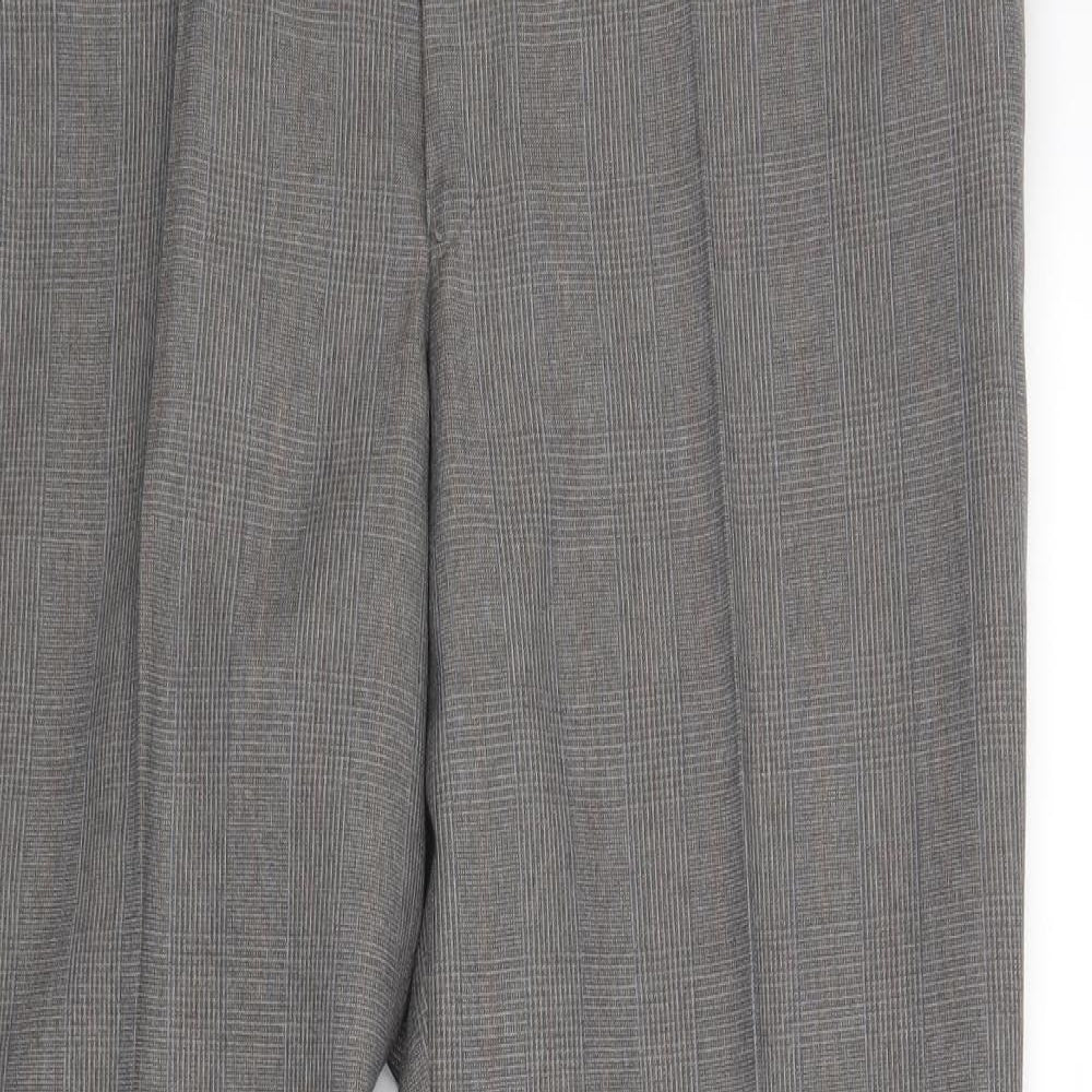 Preowrn Mens Multicoloured Check  Trousers  Size 40 L30 in Regular