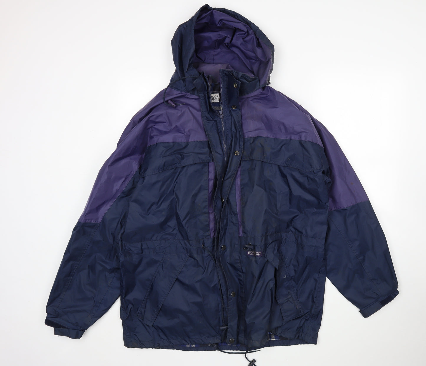 outdoor wear Mens Multicoloured   Rain Coat Coat Size L