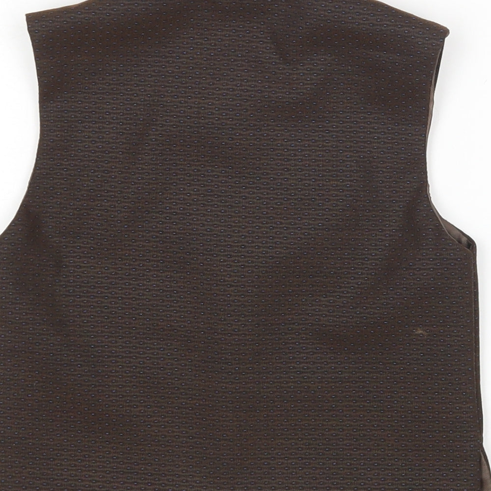 Smart Fit Boys Brown    Suit Waistcoat Size 18 Months