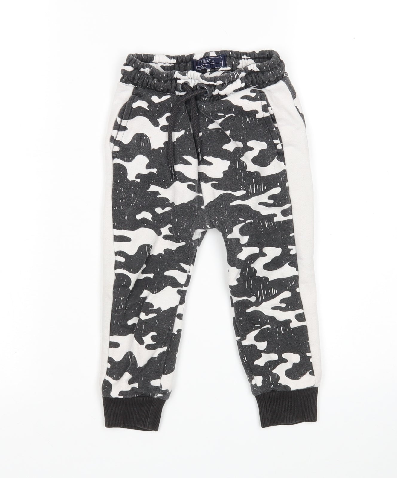 NEXT Boys Multicoloured Camouflage Cotton Sweatpants Trousers Size 2-3 Years  Regular
