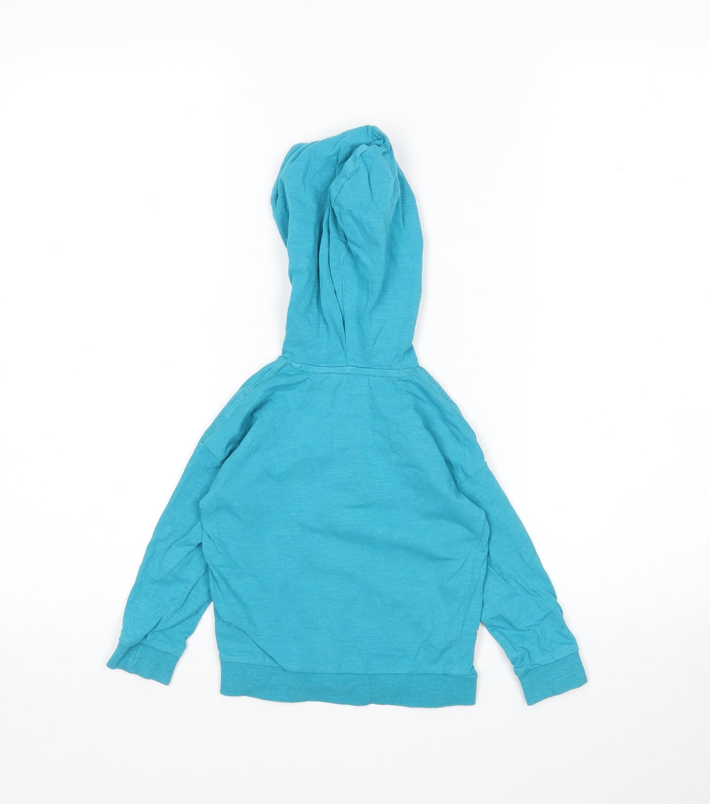 Coolclub Boys Green  Cotton Pullover Hoodie Size 2 Years
