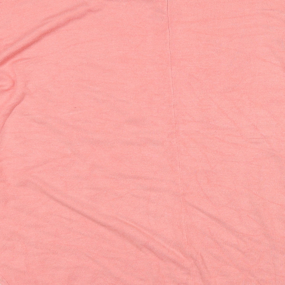 F&F Womens Pink Round Neck  Viscose Pullover Jumper Size 18