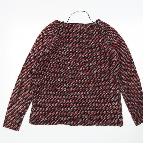 Zara Womens Multicoloured Round Neck   Pullover Jumper Size M