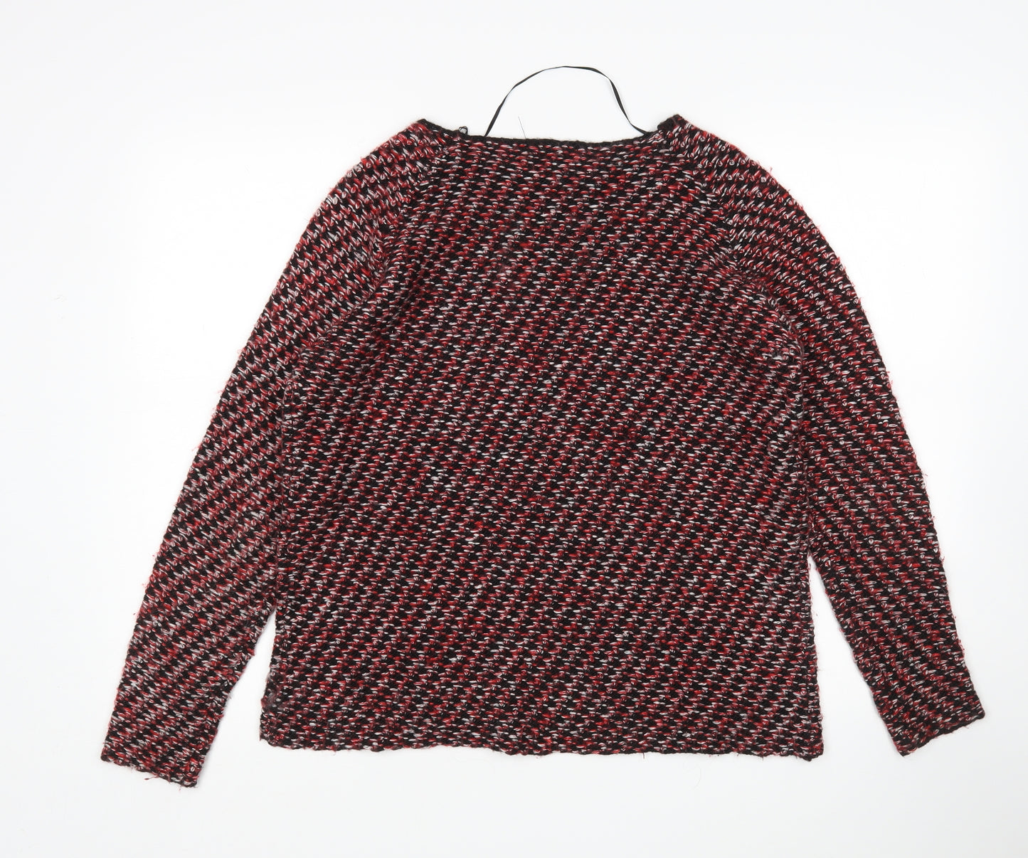 Zara Womens Multicoloured Round Neck   Pullover Jumper Size M