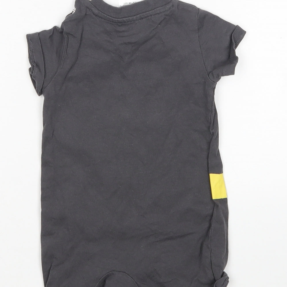 F&F Boys Multicoloured  Cotton Romper One-Piece Size 3-6 Months   - Batman