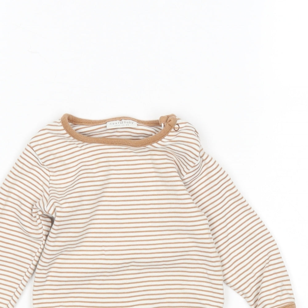 NEXT Boys Multicoloured Striped Cotton Leotard One-Piece Size 6-9 Months