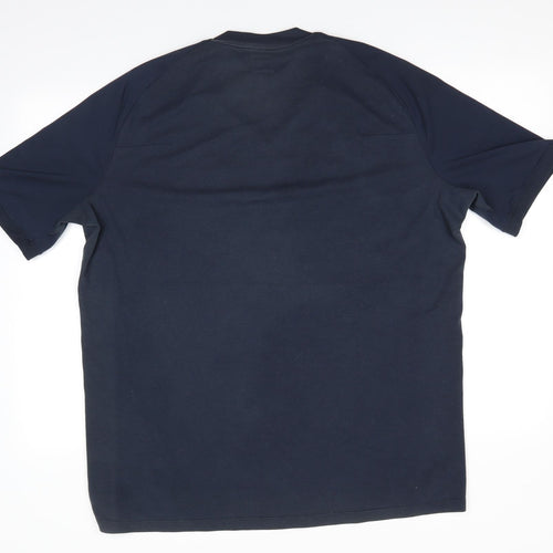 Tailored By Umbra Mens Blue    T-Shirt Size XL V-Neck  - Etihad Airways M.C.F.C