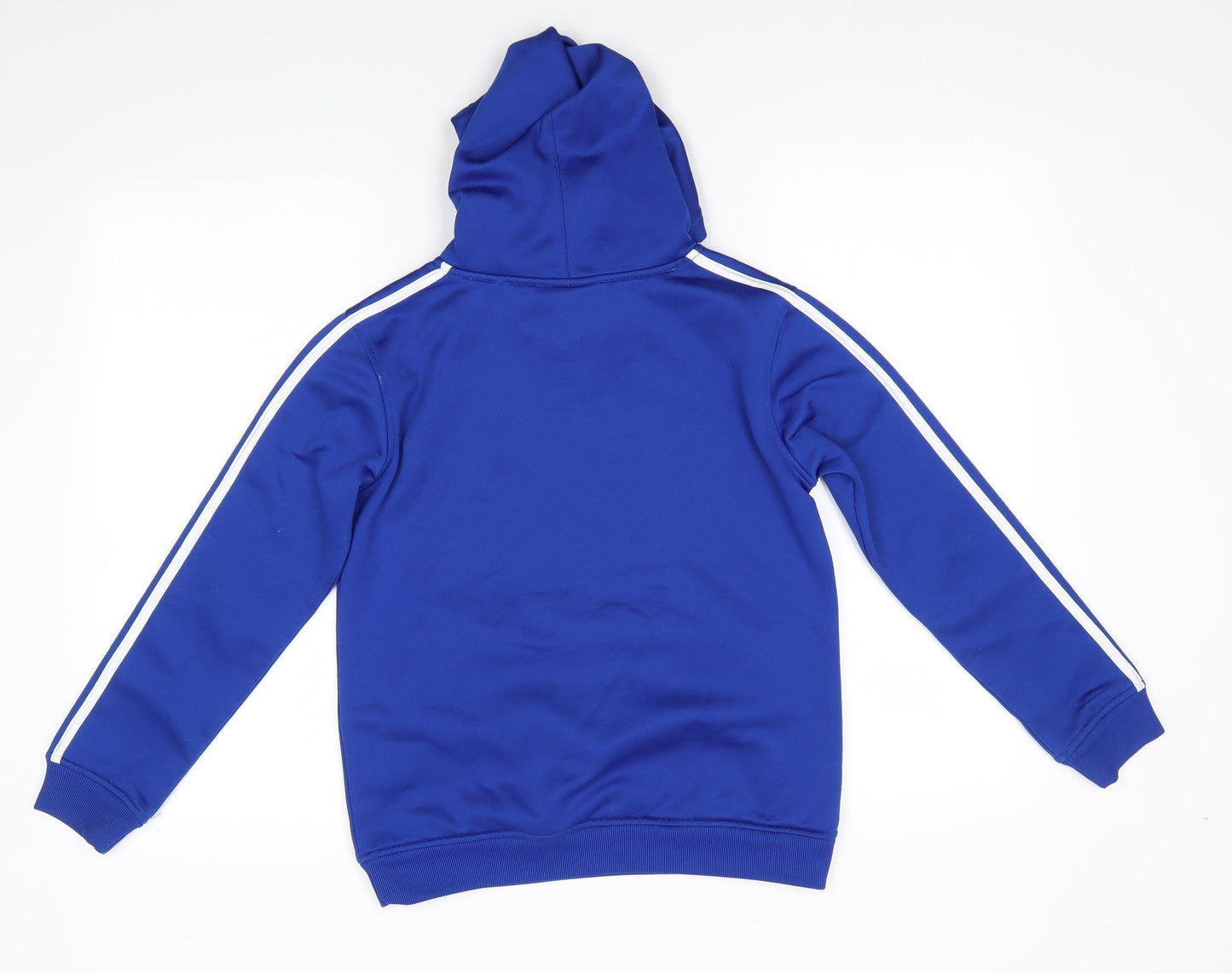 adidas Boys Blue  Polyester Pullover Hoodie Size 10-11 Years   - Warriors Golden State