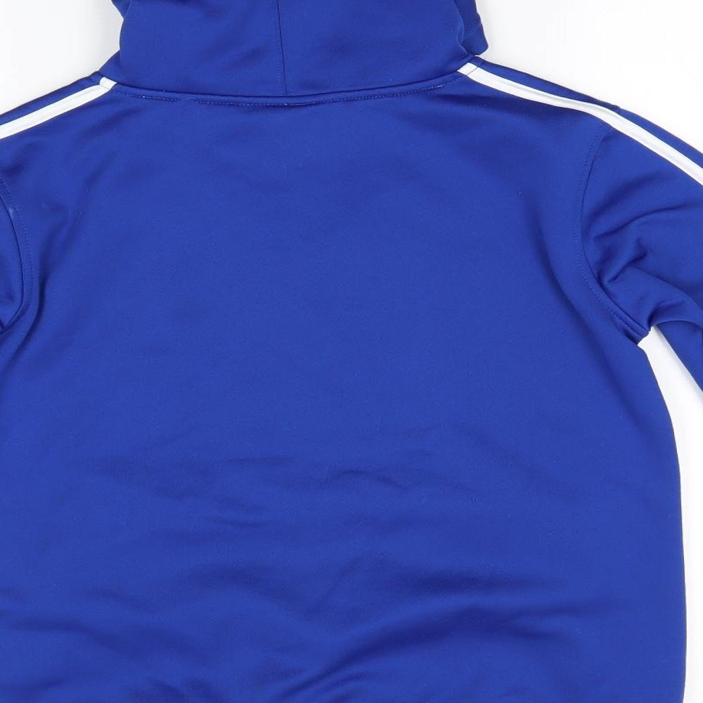 adidas Boys Blue  Polyester Pullover Hoodie Size 10-11 Years   - Warriors Golden State