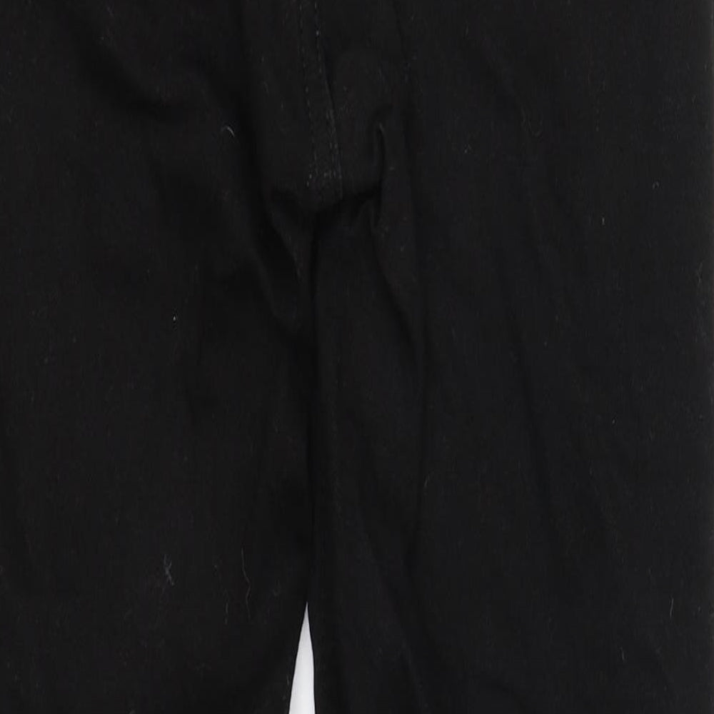Zara Womens Black  Cotton Mom Jeans Size 6 L26 in Regular