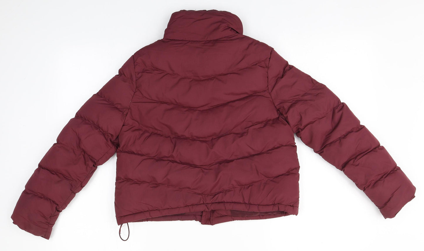 M&Co Girls Red   Puffer Jacket Coat Size 9-10 Years