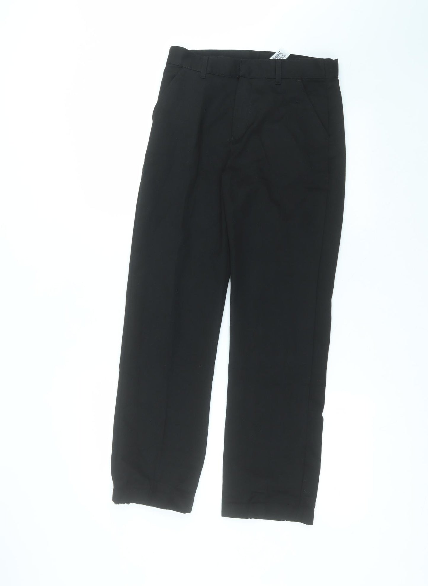 F&F Boys Black  Polyester Dress Pants Trousers Size 12-13 Years  Regular