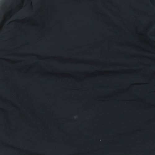 George Mens Black  Cotton  Dress Shirt Size 18.5 Collared