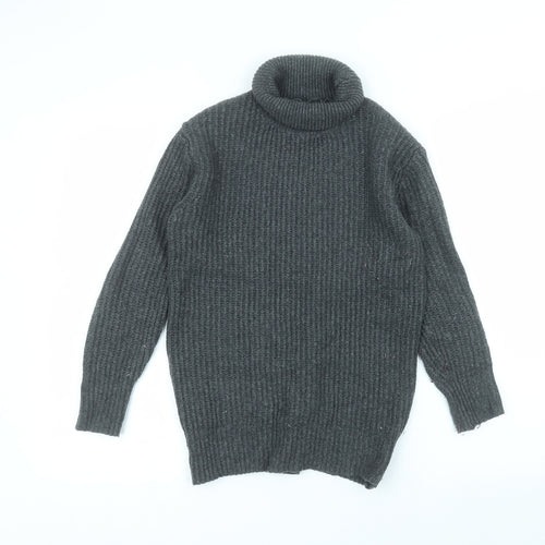 Primark Womens Black Round Neck  Nylon Pullover Jumper Size XS