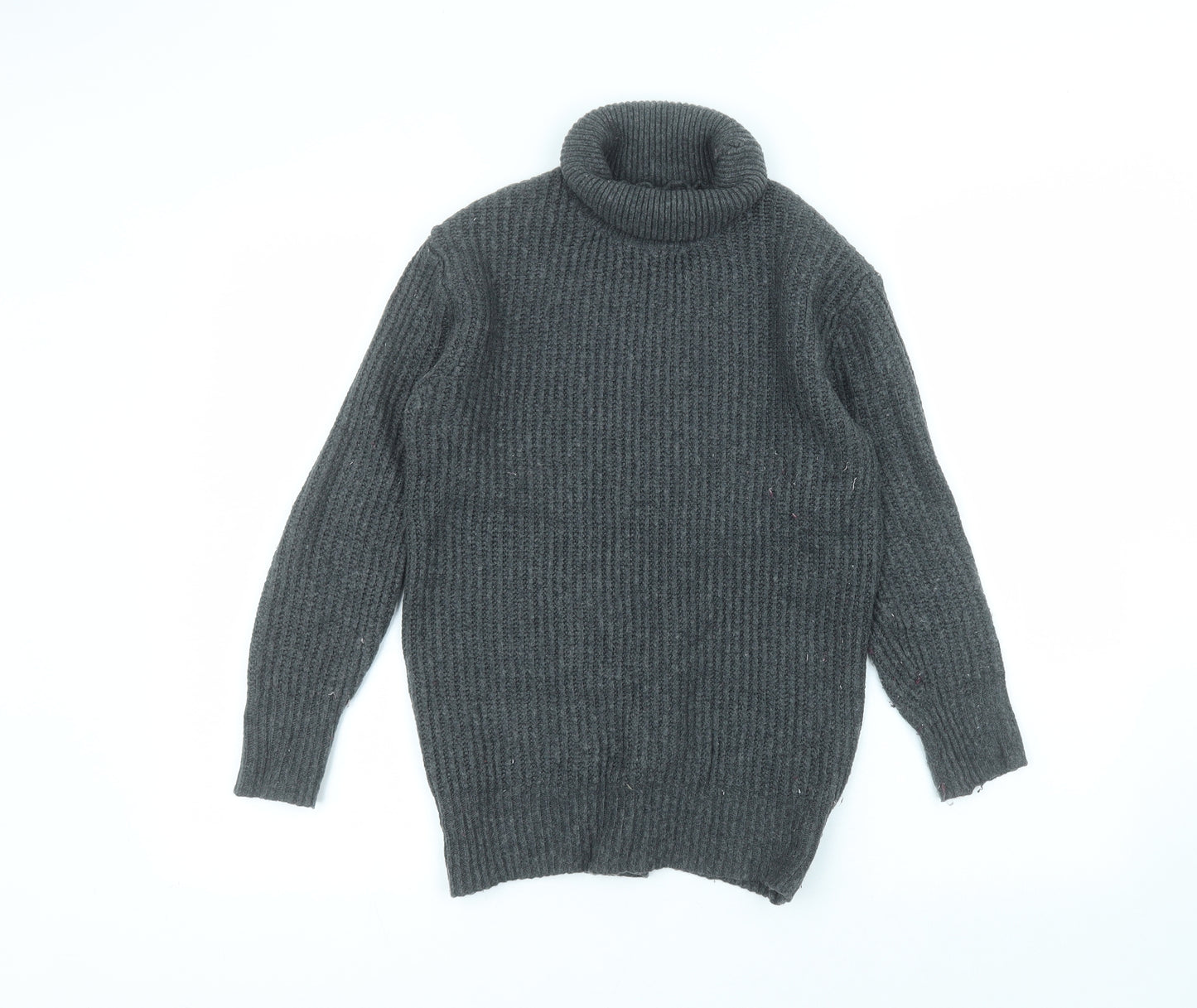 Primark Womens Black Round Neck  Nylon Pullover Jumper Size XS
