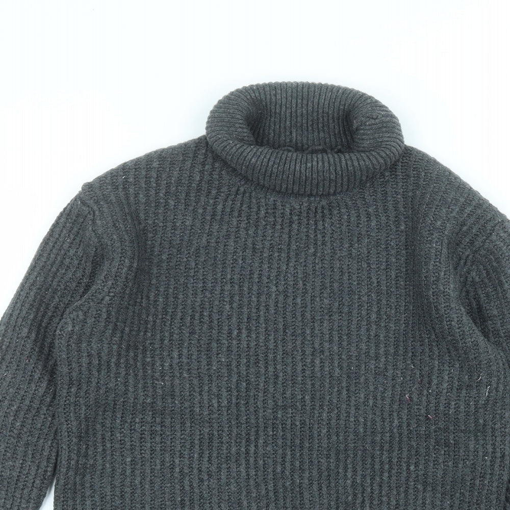 Primark Womens Black Round Neck  Nylon Pullover Jumper Size XS