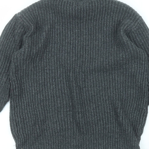 Primark Womens Black Round Neck  Nylon Pullover Jumper Size XS