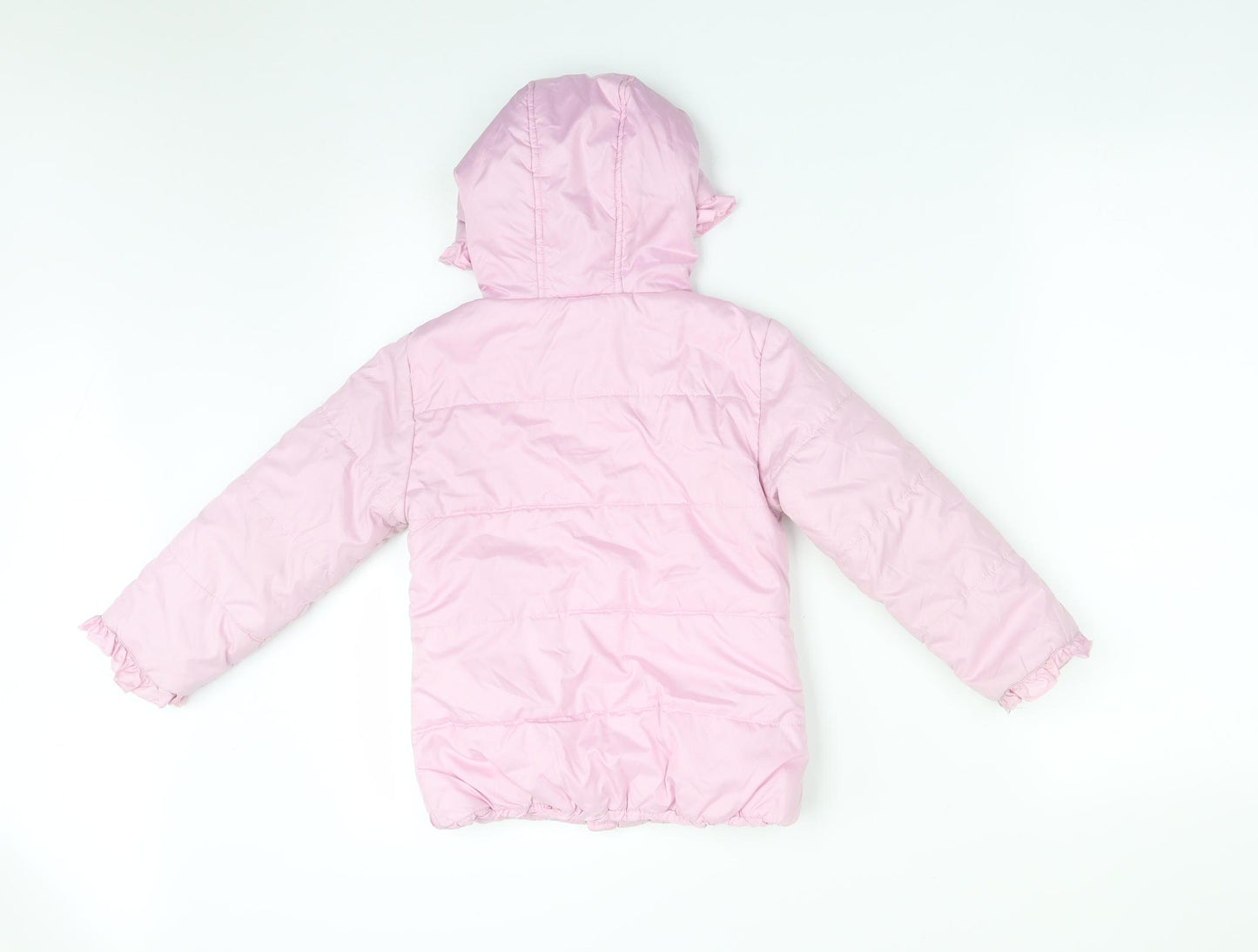 DISNEY PRINCESS Girls Pink   Overcoat Coat Size 3-4 Years   - DISNEY PRINCESSES