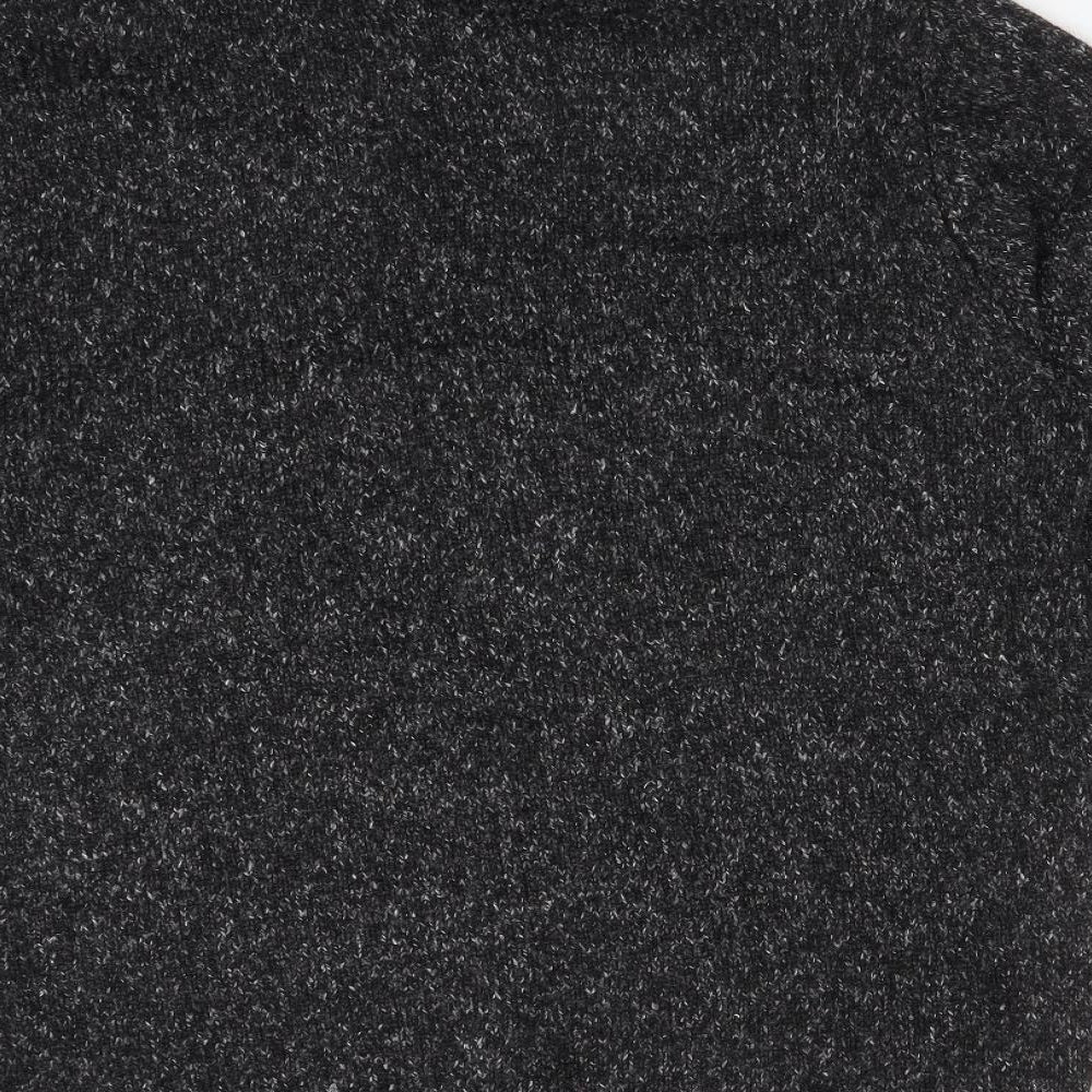 Primark Mens Black Roll Neck  Polyester Pullover Jumper Size L