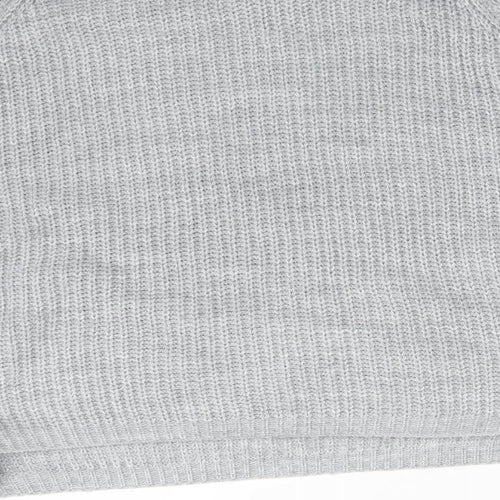Primark Womens Grey  Acrylic Pullover Sweatshirt Size M