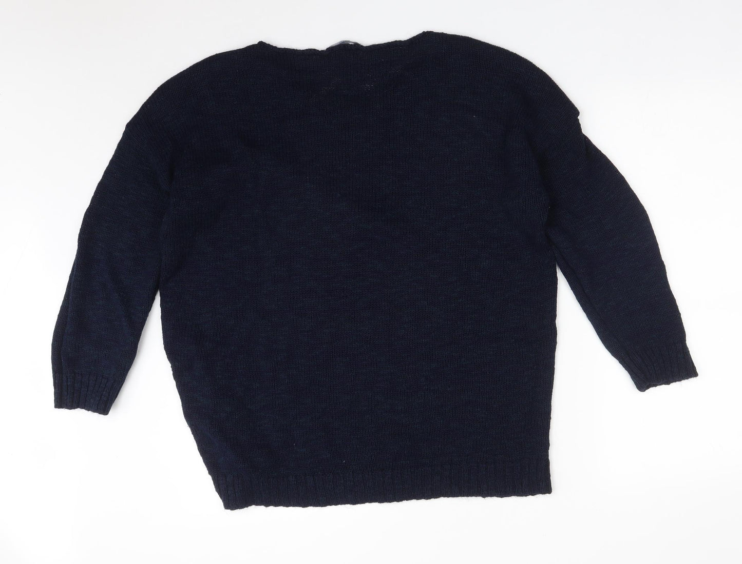 George Womens Blue  Cotton Pullover Hoodie Size 22   - HEART ANCOR