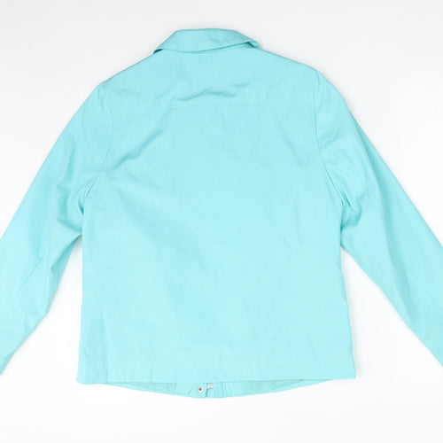 BM Womens Blue   Overcoat Coat Size XS