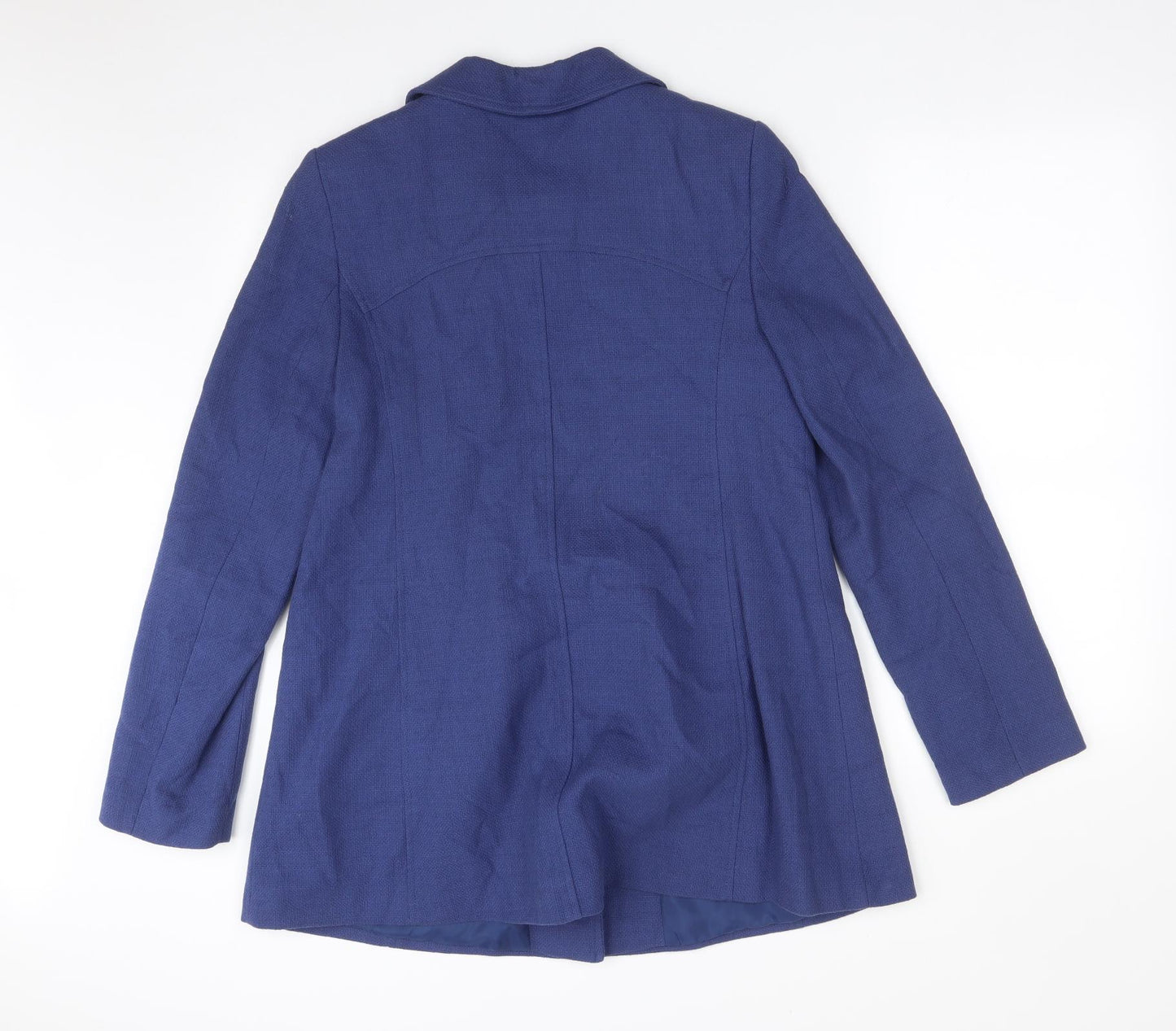 George Womens Blue   Overcoat Coat Size 12