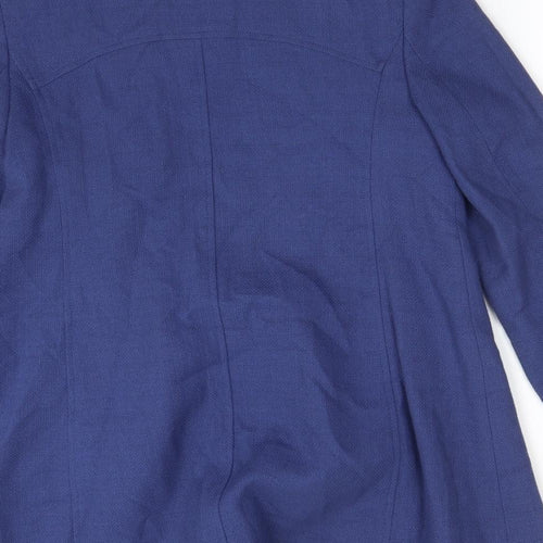 George Womens Blue   Overcoat Coat Size 12